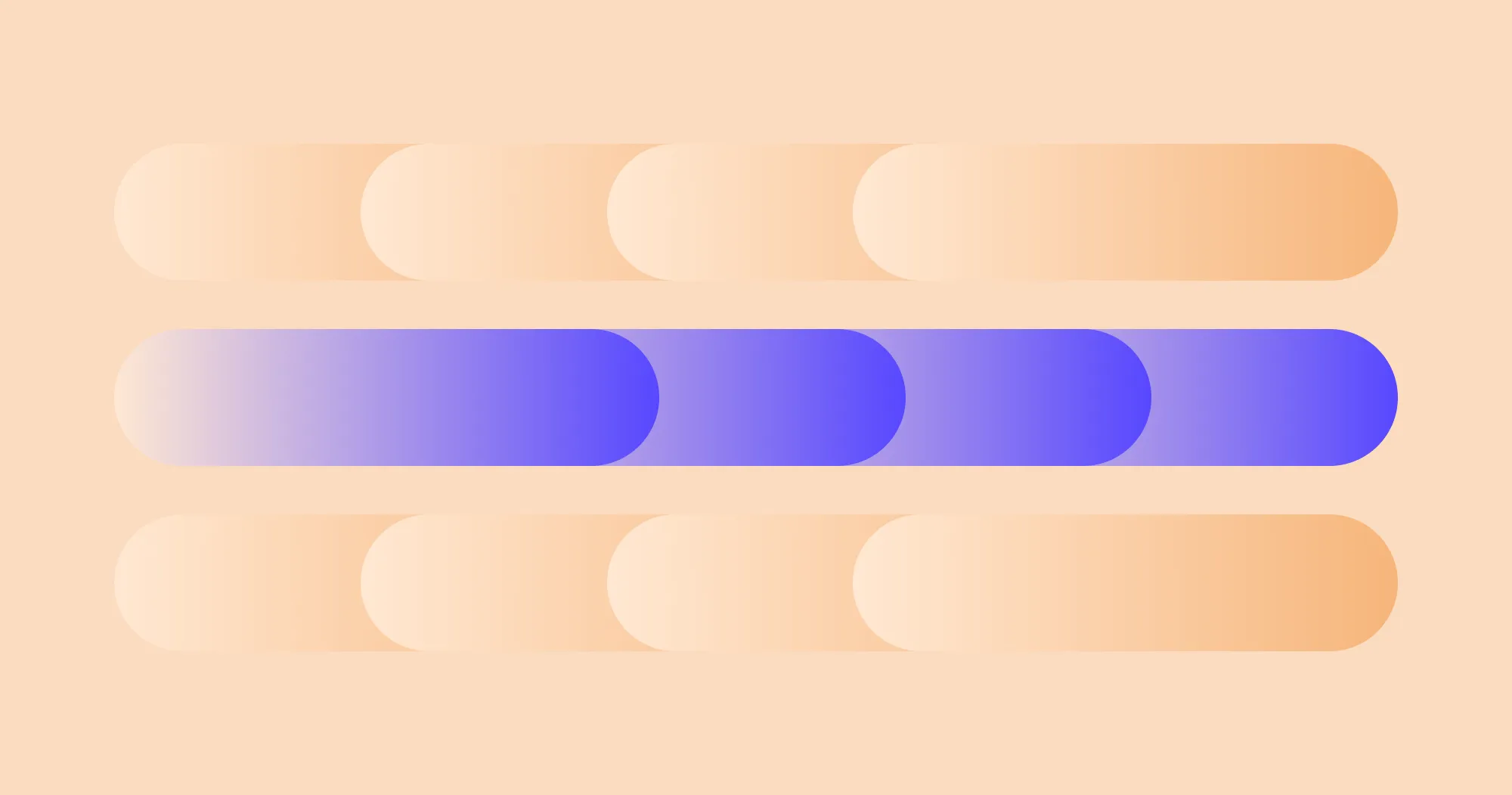 Abstract illustration of 3 streams. 2 streams are going in one direction, and one stream is going in the other.